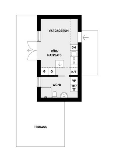 Bostadsrätt, Bergsjövägen 52, Kårsta, Vallentuna