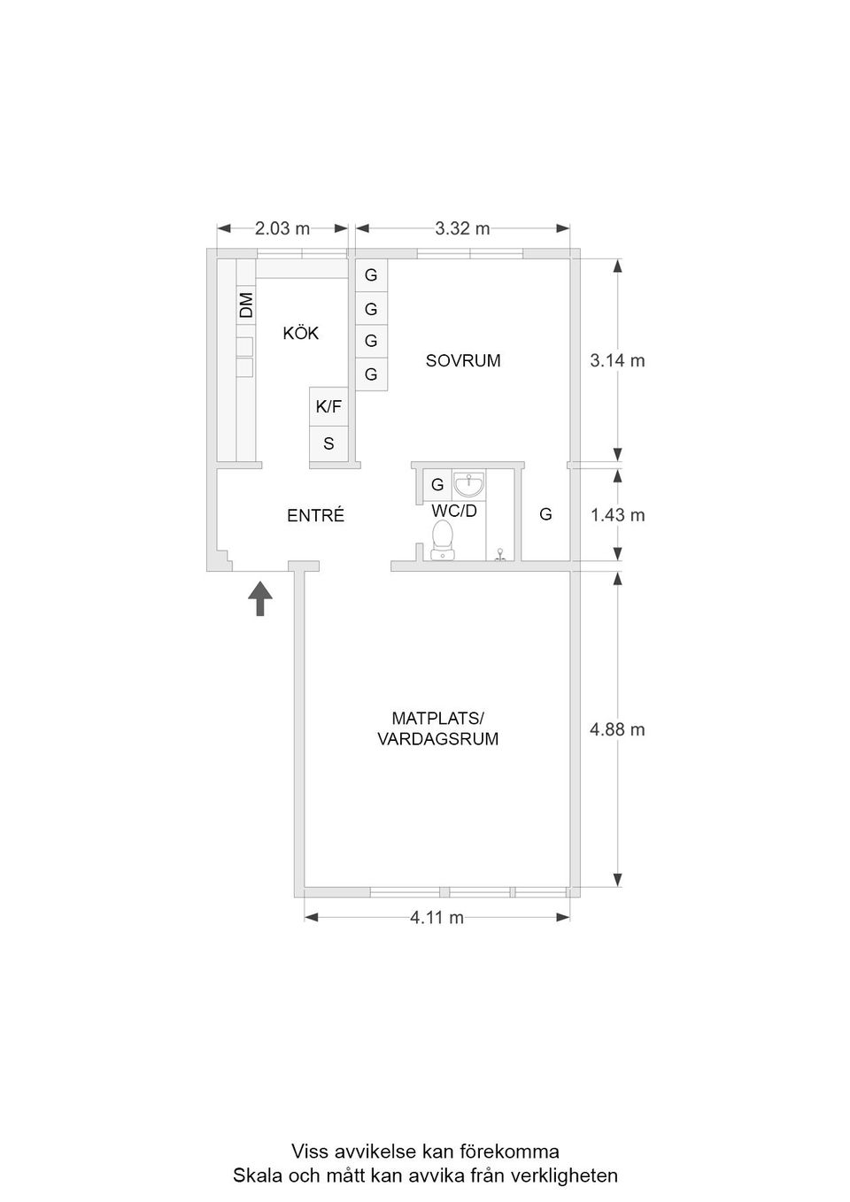 Bostadsrätt, Vasavägen 44B, Centralt Linköping, Linköping