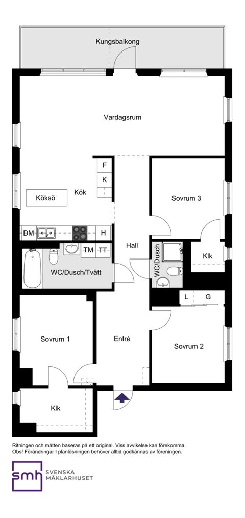 Bostadsrätt, Klas Klättermus gata 5, 8 tr., Bromma / Annedal, Stockholm