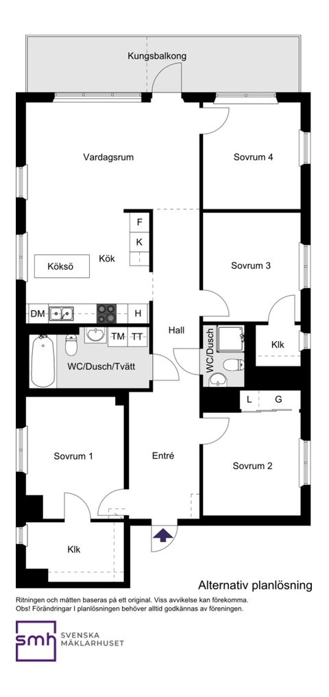 Bostadsrätt, Klas Klättermus gata 5, 8 tr., Bromma / Annedal, Stockholm