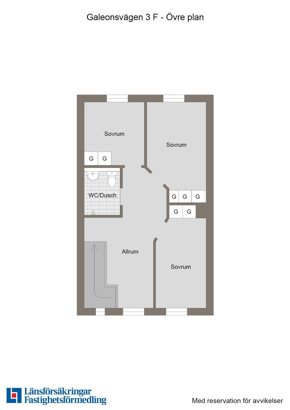Bostadsrätt, Radhus, Galeonsvägen 3F, Bredsand, Enköping