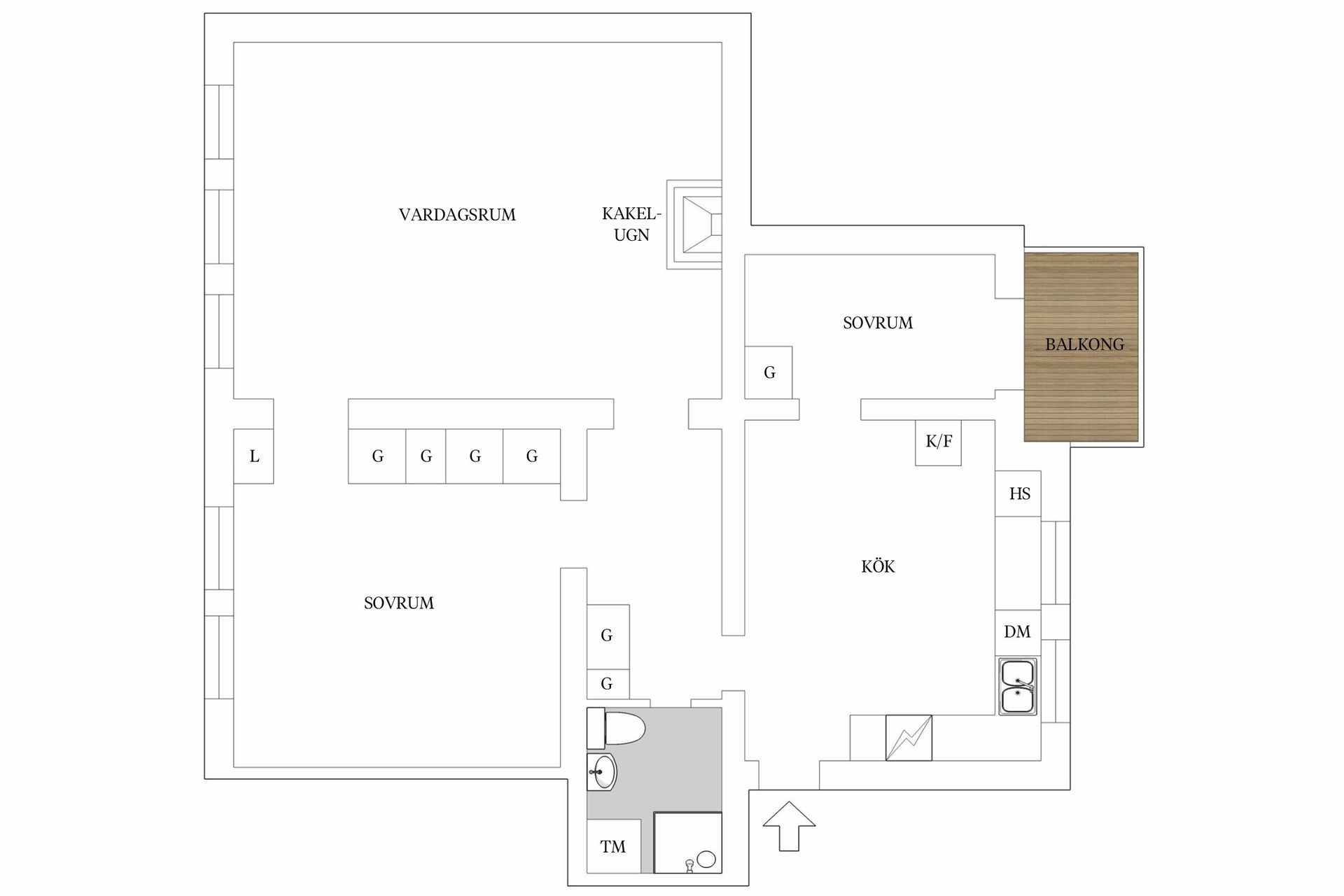 Bostadsrätt, Bryggaregatan 4, Klara, Karlstad