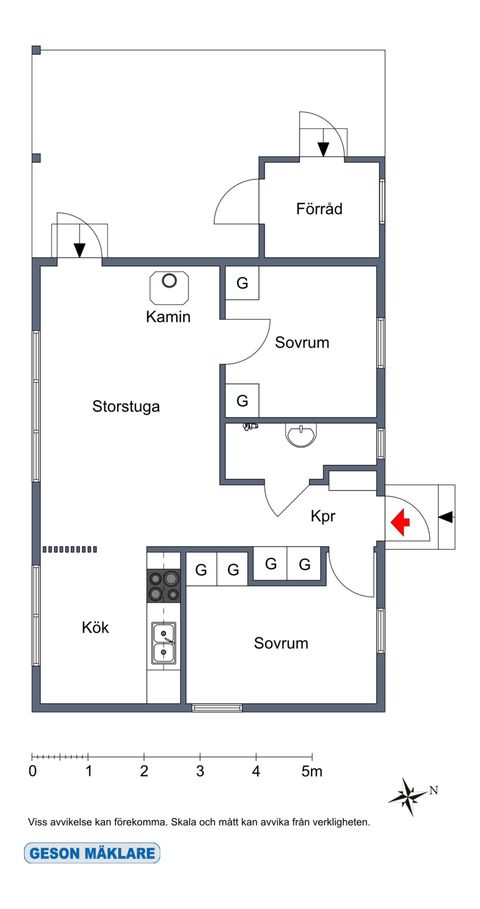Fritidshus, Klövervägen 8, Lännaby, Norrtälje