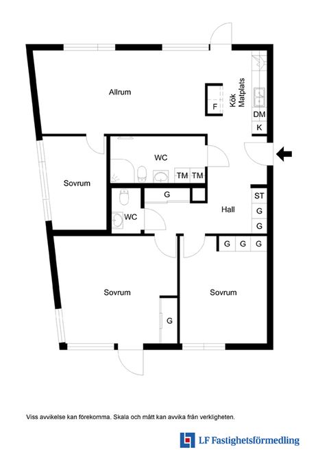 Bostadsrätt, Slottagårdsgatan 3A, Vellinge