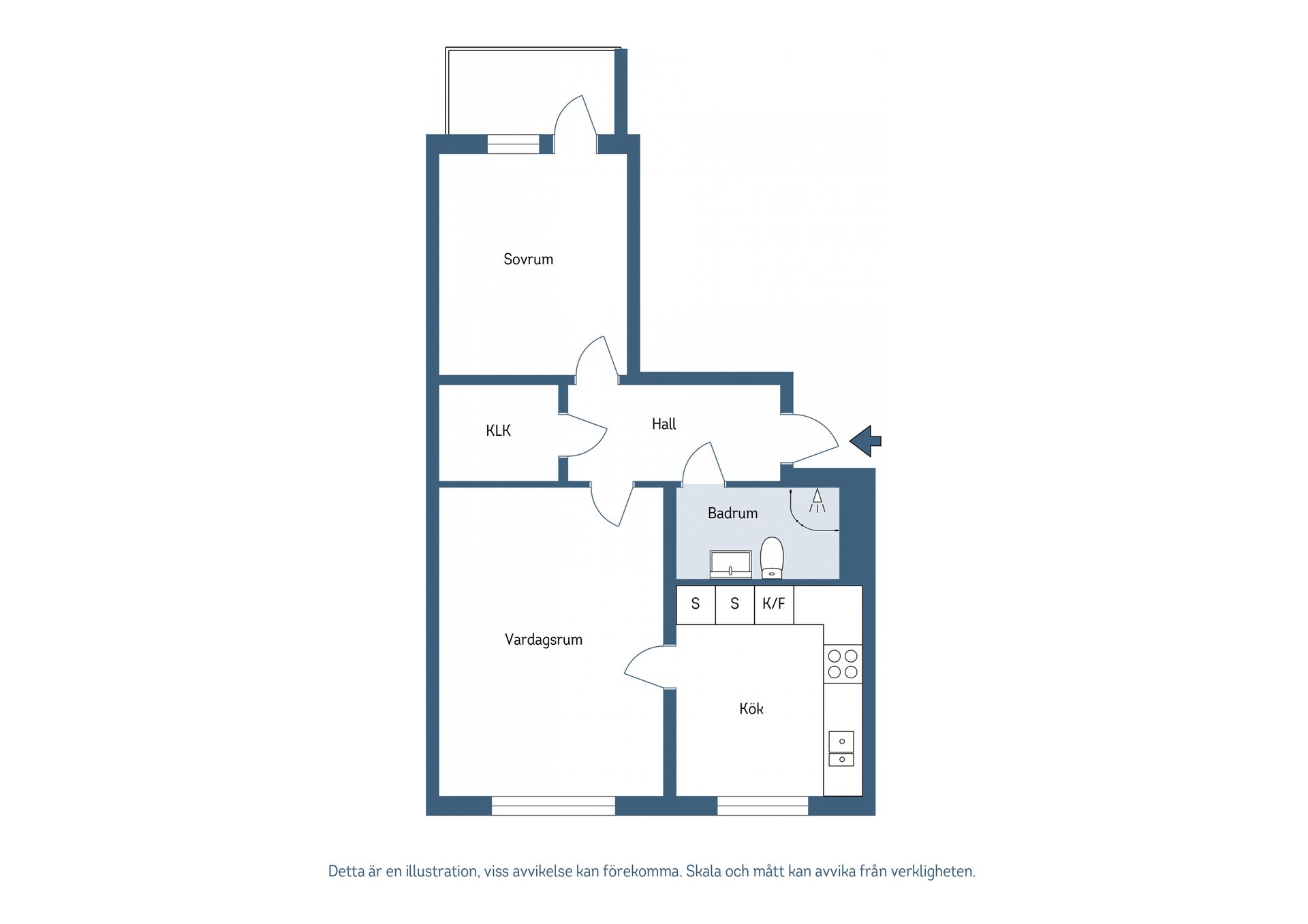 Bostadsrätt, Karl Dahlins väg 22B, Hentorp, Skövde