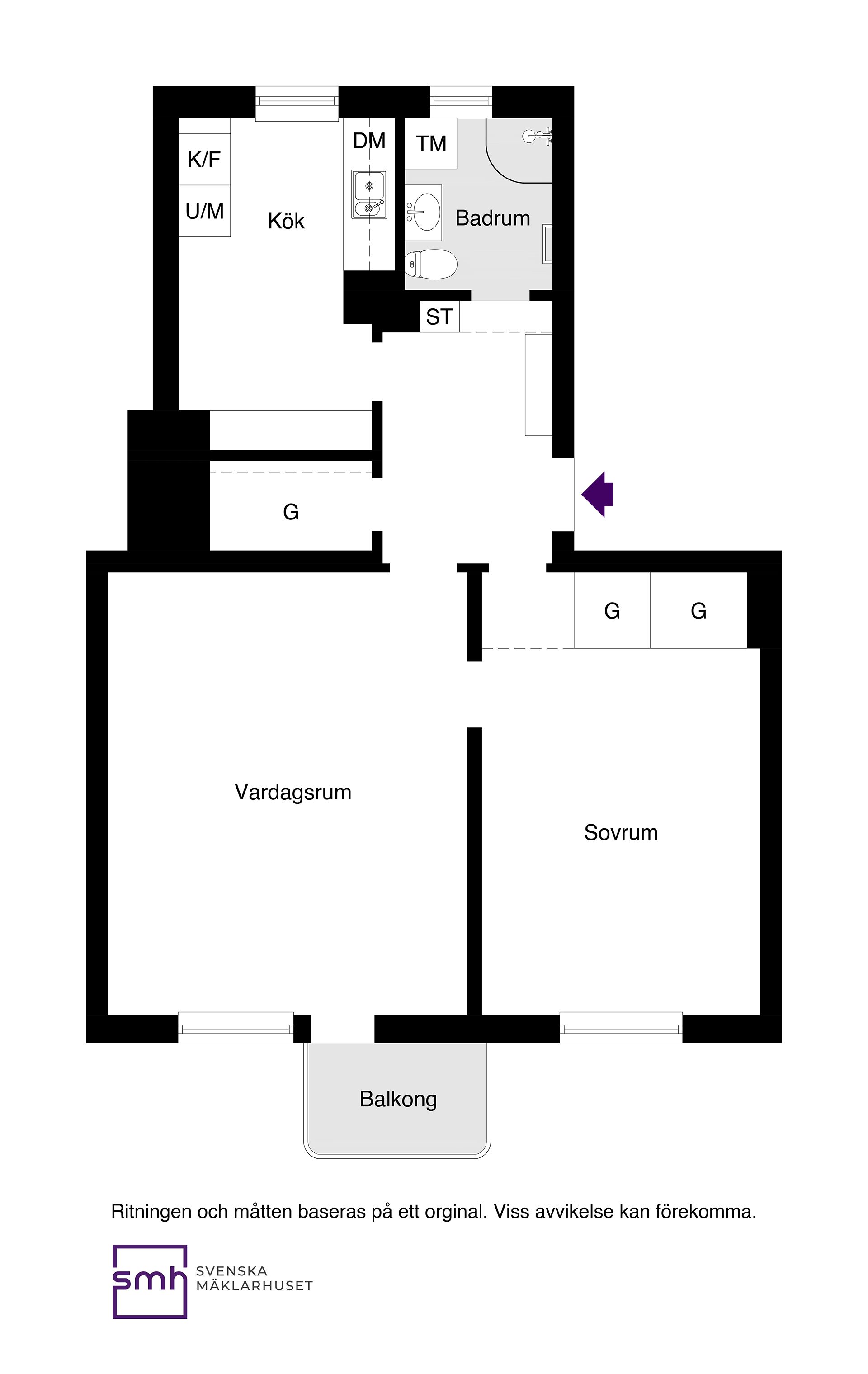 Bostadsrätt, Folkungagatan 6B, Svartbäcken, Uppsala