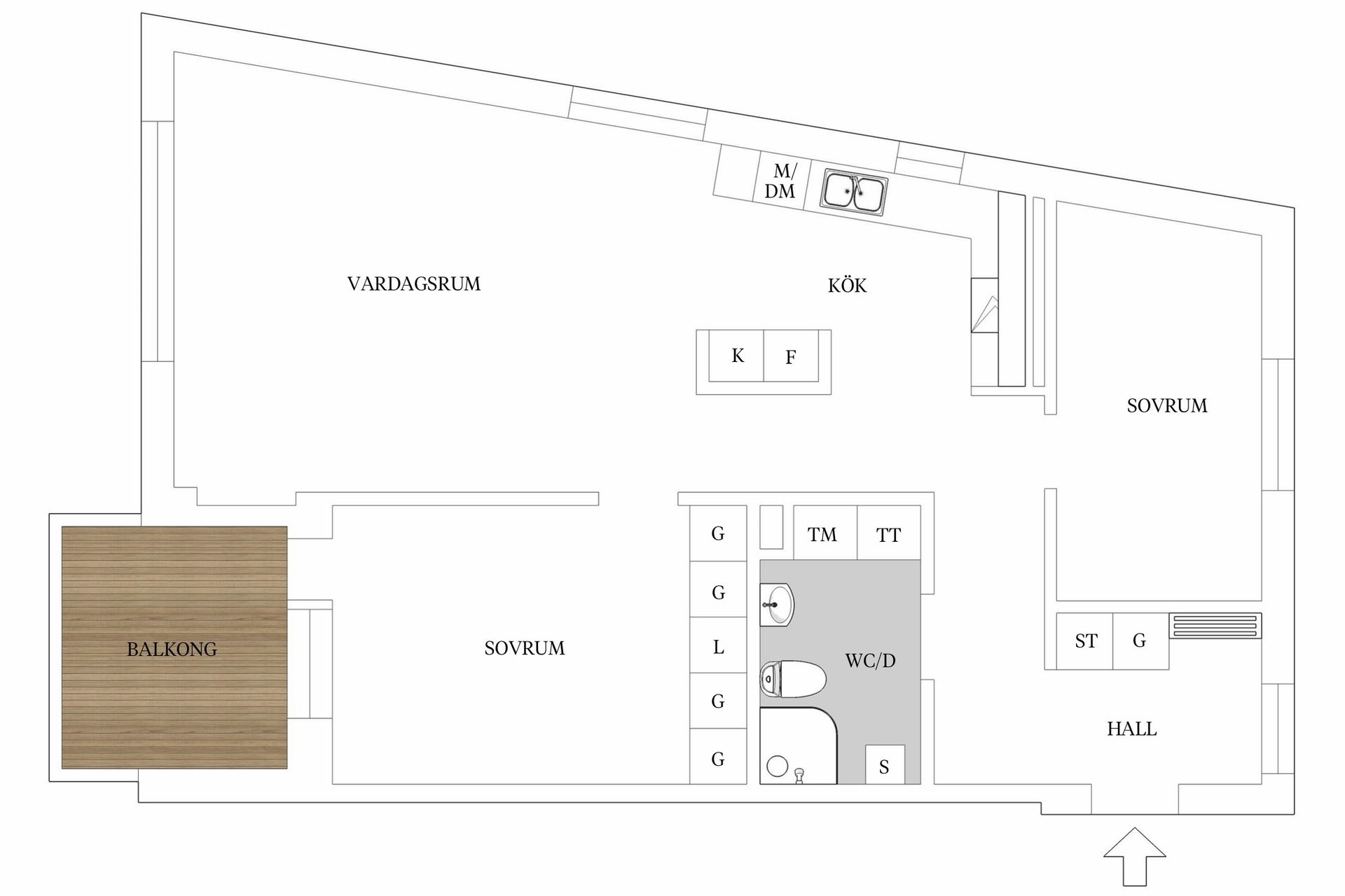 Bostadsrätt, Borstbindaregatan 3, Centrala Hisingen, Göteborg