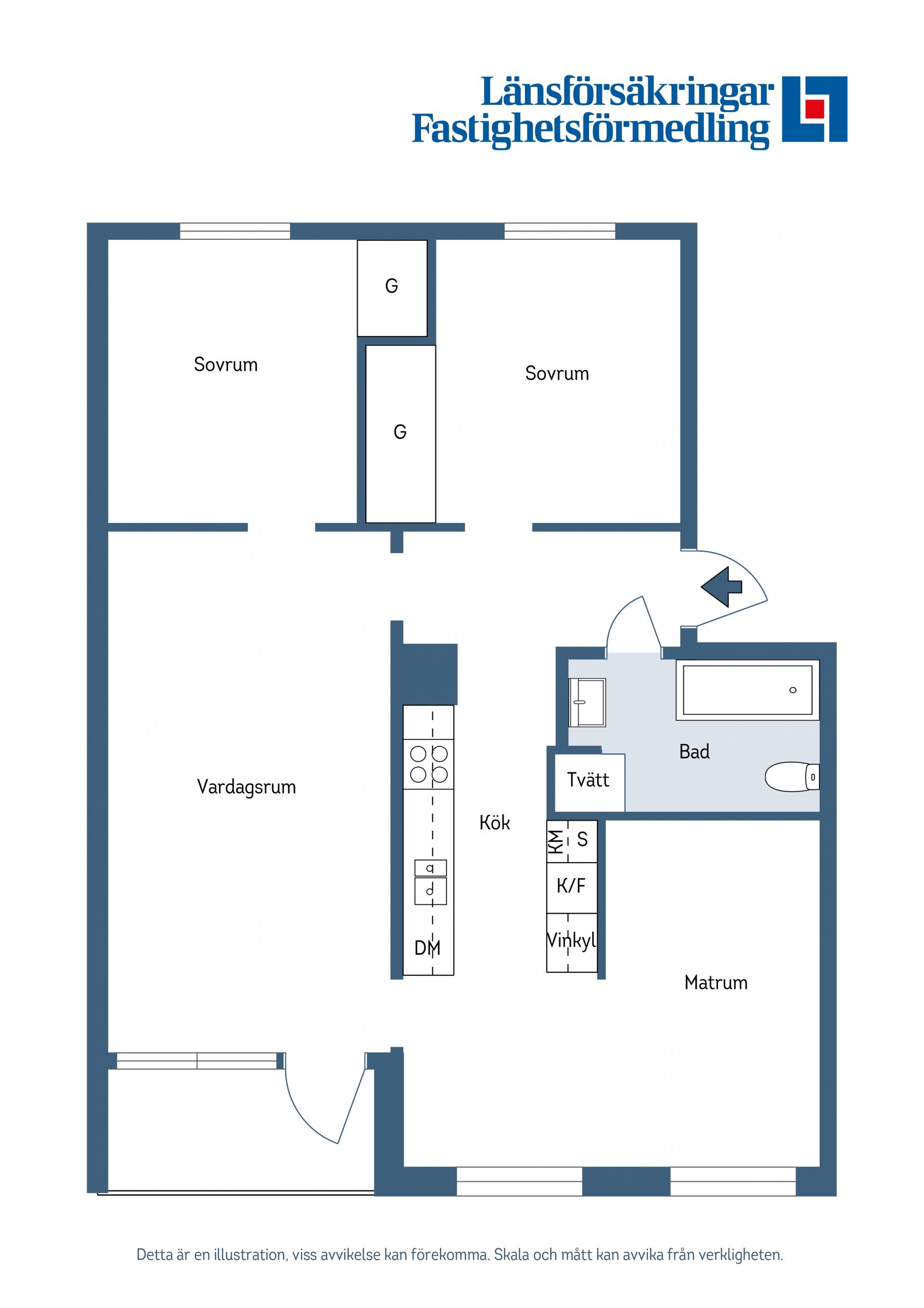 Bostadsrätt, Bäckgatan 23B, Centrum, Växjö