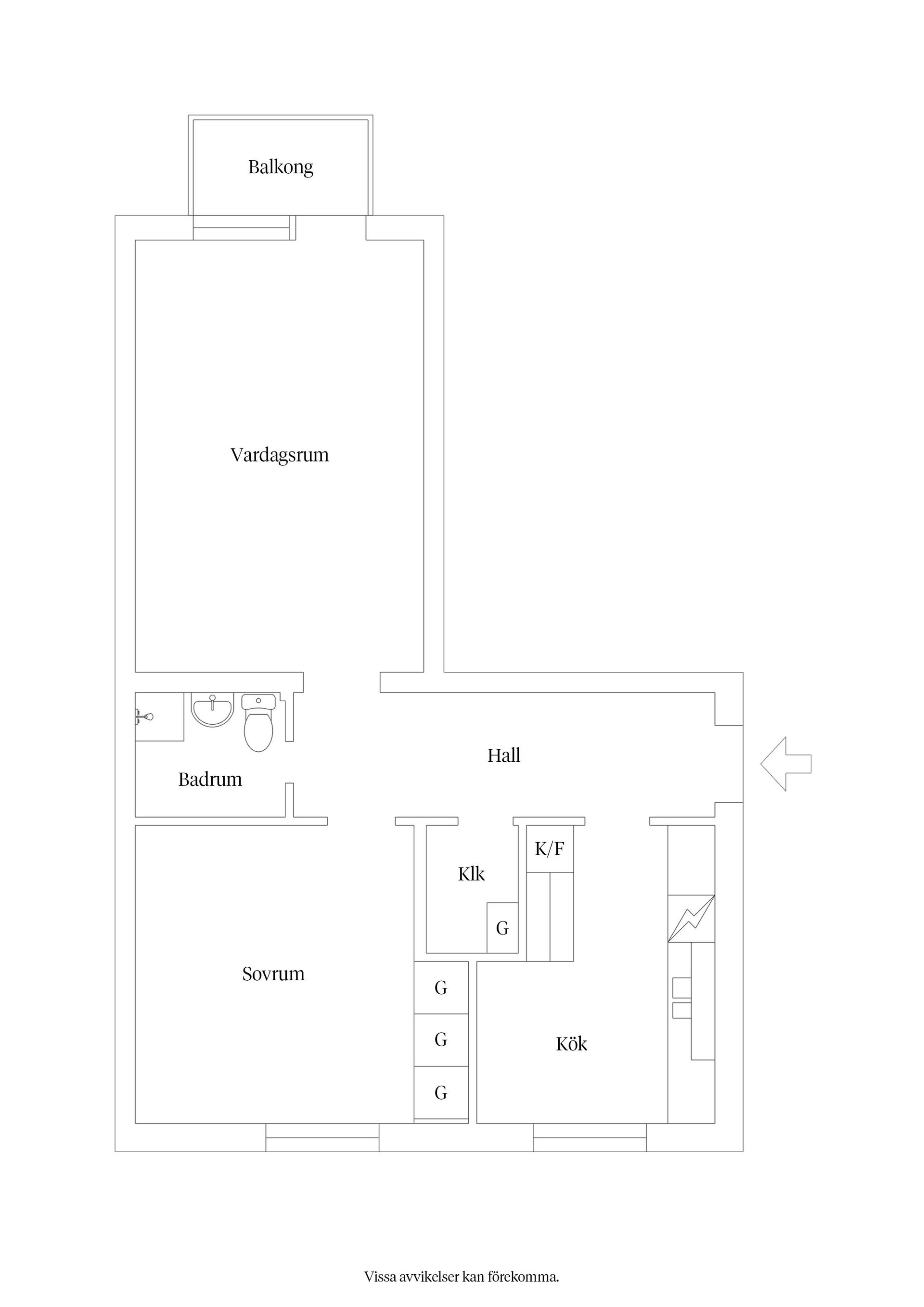 Bostadsrätt, Kaptensgatan 23C, Skelleftehamn, Skellefteå