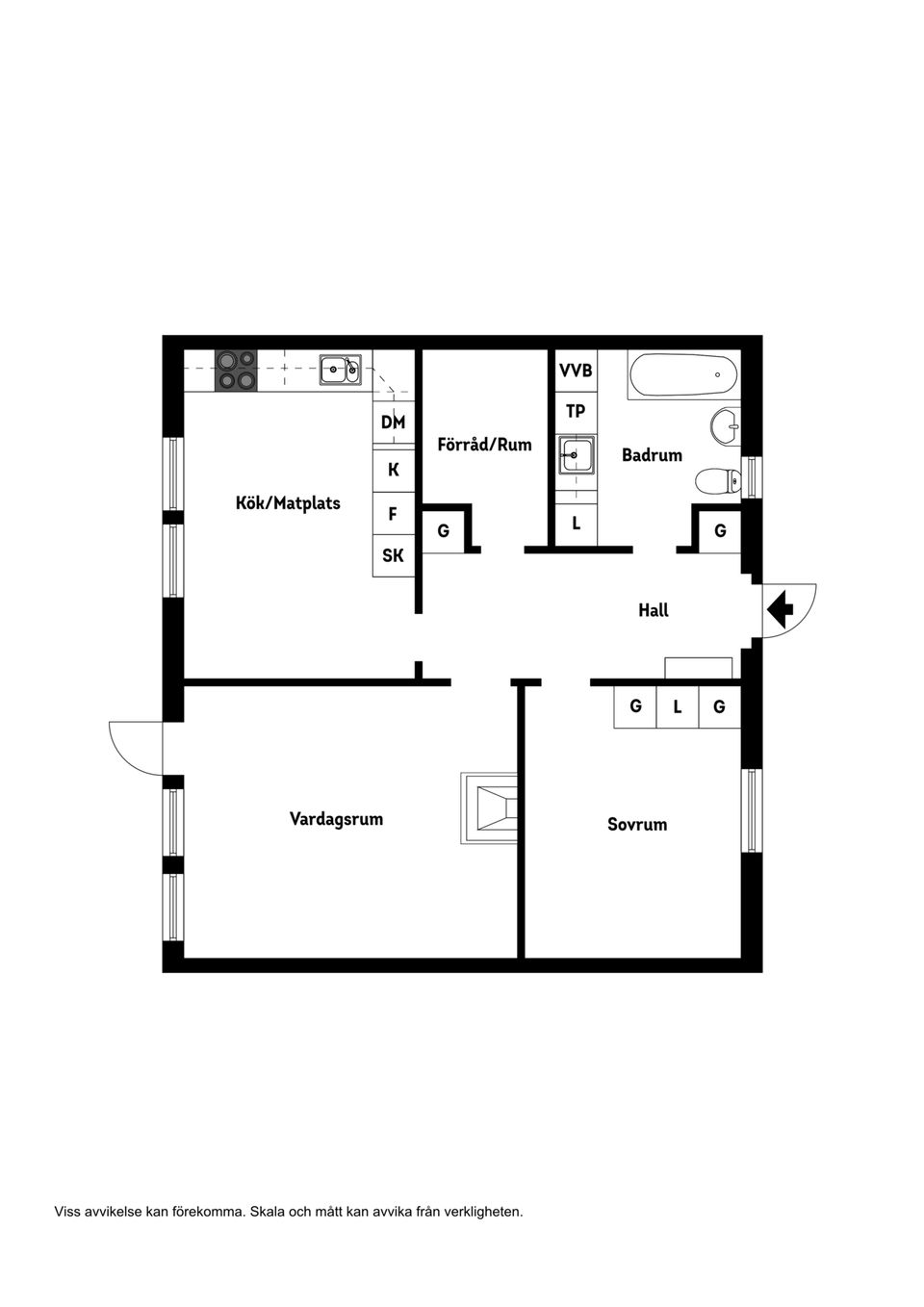 Bostadsrätt, Vallstena Gläntan 7, Vallstena, Gotland