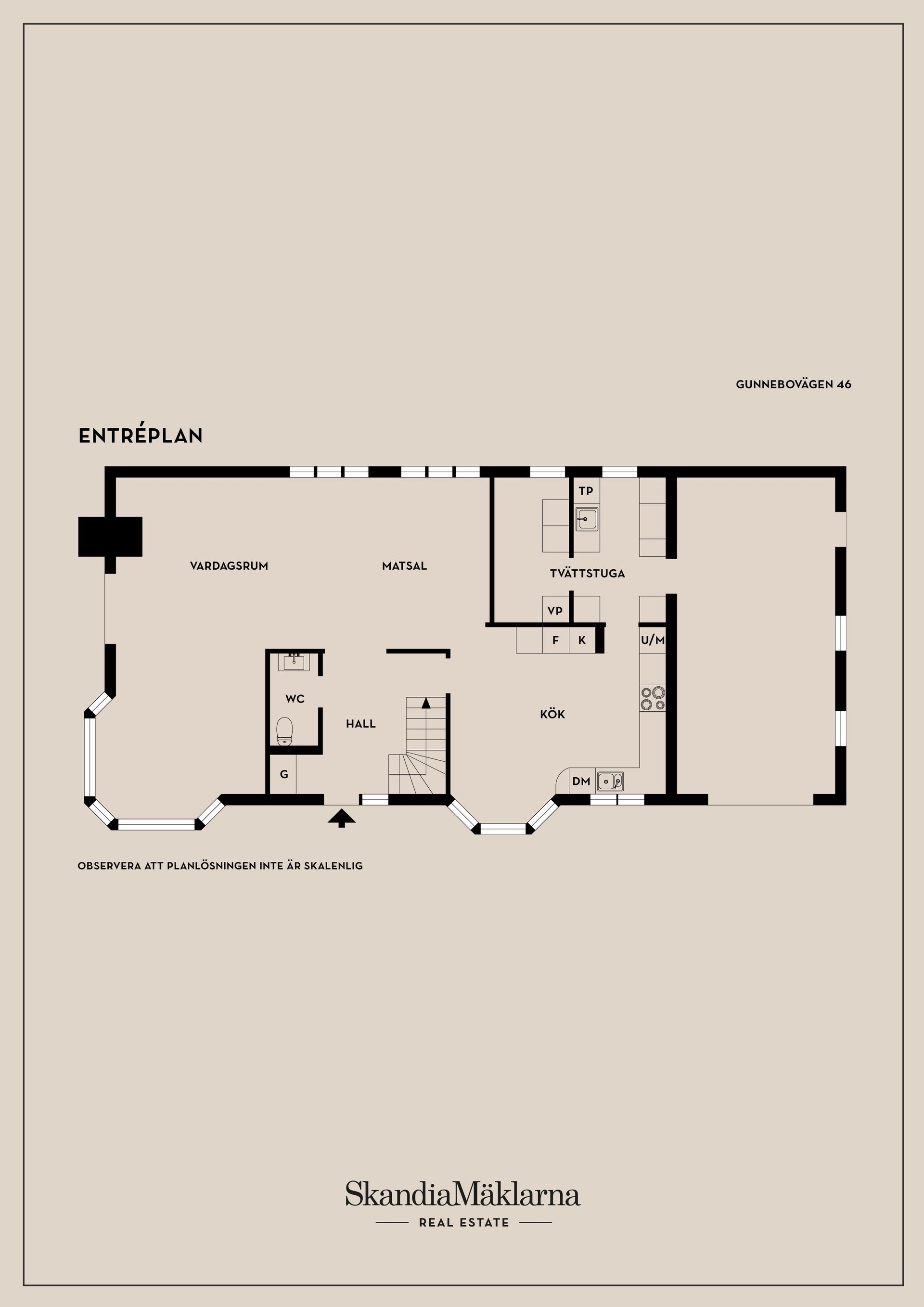 Villa, Gunnebovägen 46, Rönninge, Salem