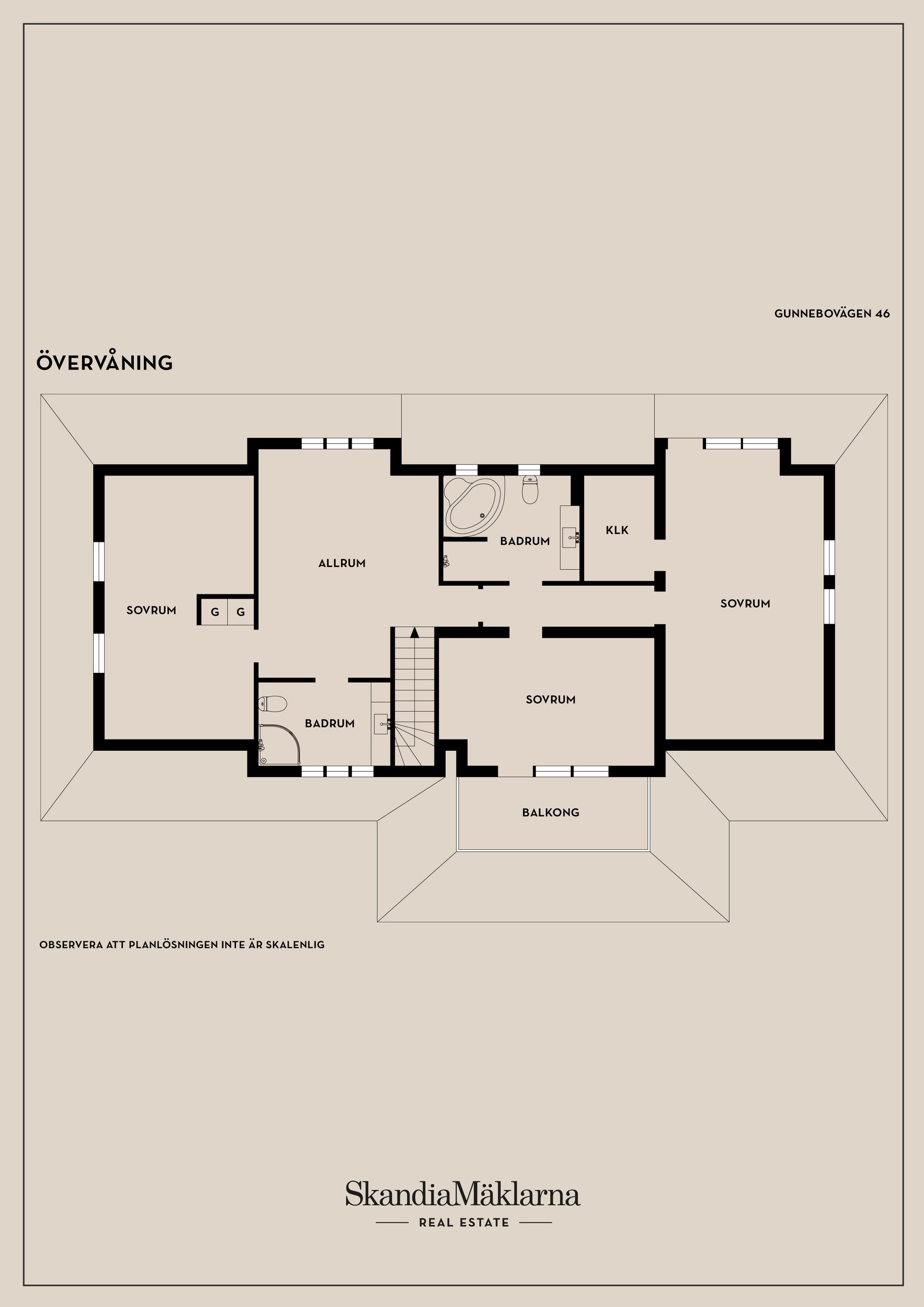 Villa, Gunnebovägen 46, Rönninge, Salem