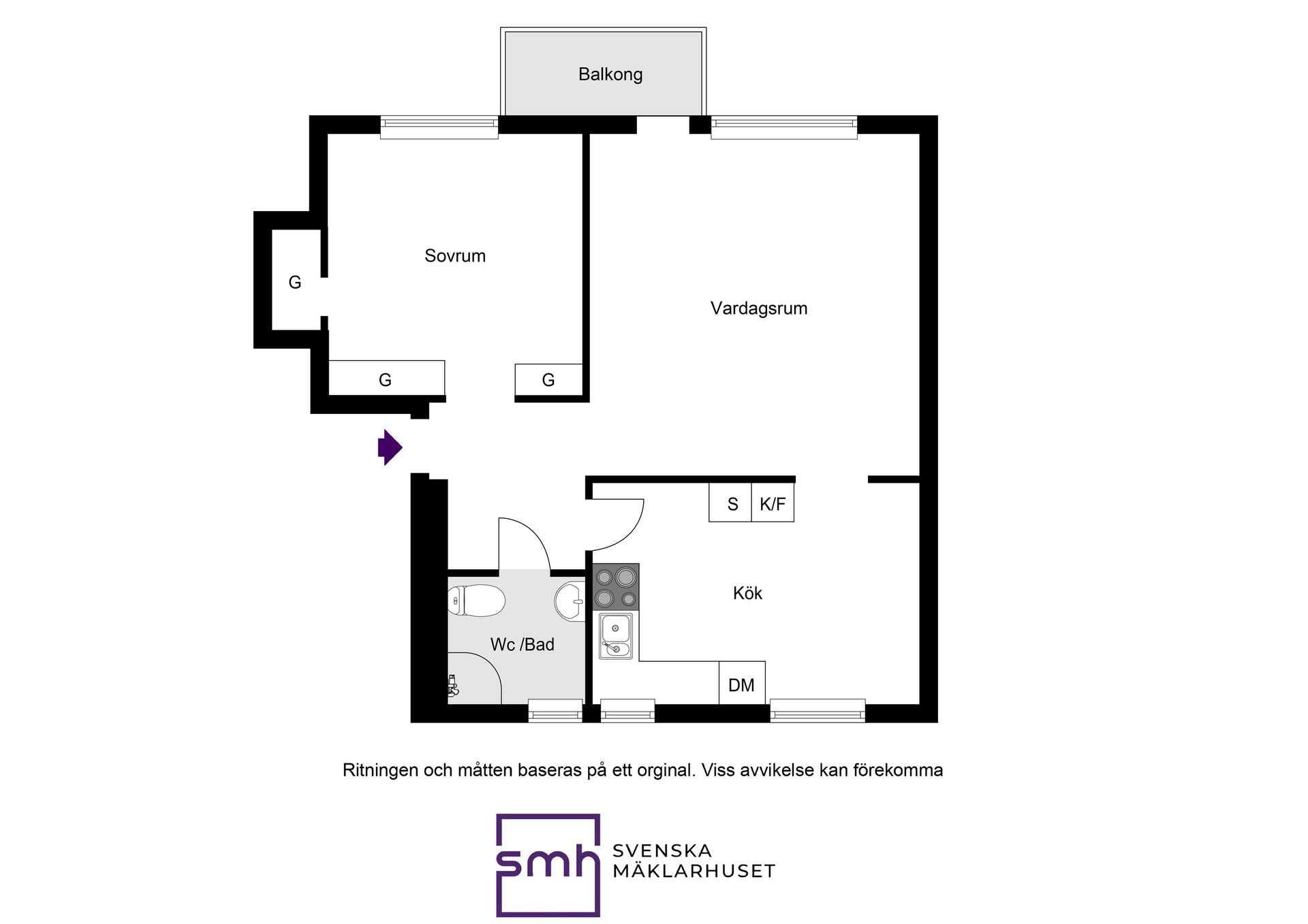 Bostadsrätt, Hunnebergsvägen 13, Bromma / Traneberg, Stockholm