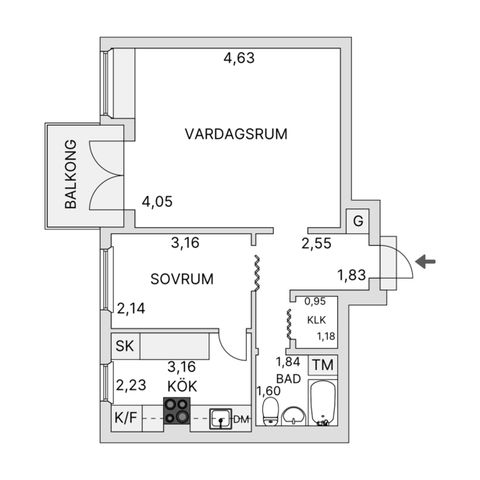 Bostadsrätt, Högnäsvägen 9, Näset, Lidingö