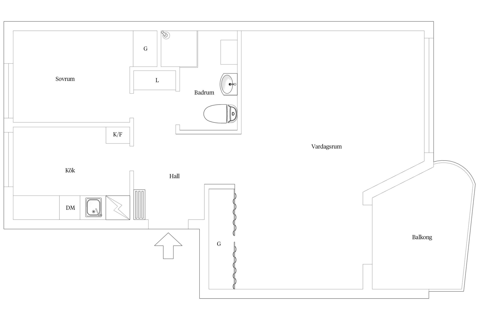 Bostadsrätt, Trollebergsvägen 30C, Väster, Lund