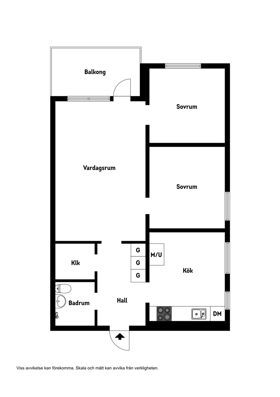 Bostadsrätt, Ångermanlandsgatan 14A, Centralt, Örnsköldsvik