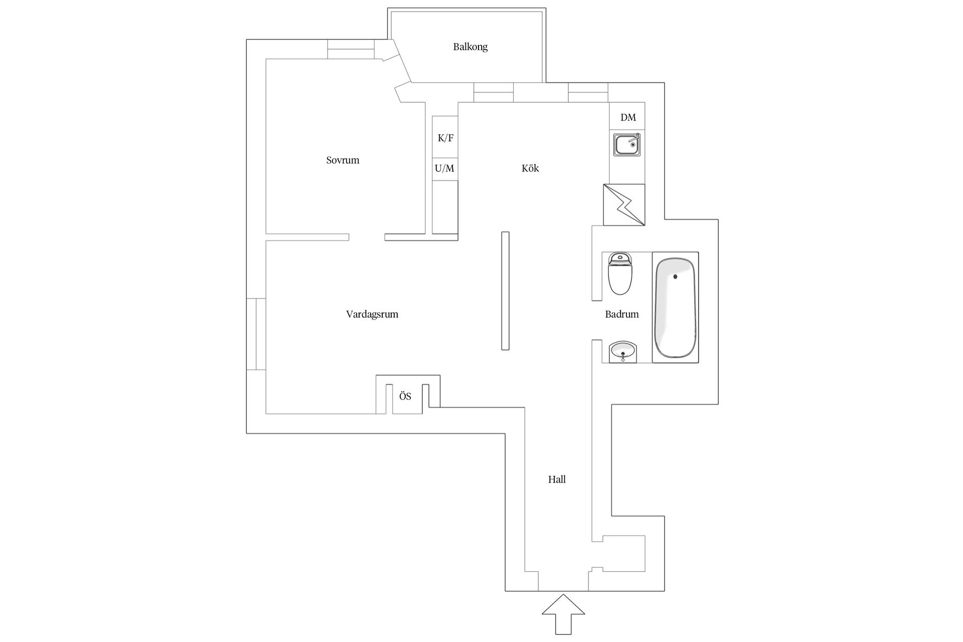 Bostadsrätt, Rålambsvägen 29, 4 Tr, Kungsholmen - Marieberg, Stockholm