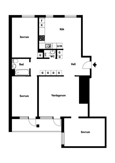 Bostadsrätt, Irisdalsgatan 36, Visby - Bingeby, Gotland