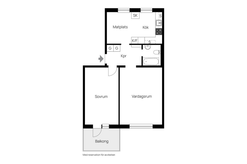Bostadsrätt, Liljeborgsgatan 28b, Granlunda, Trelleborg