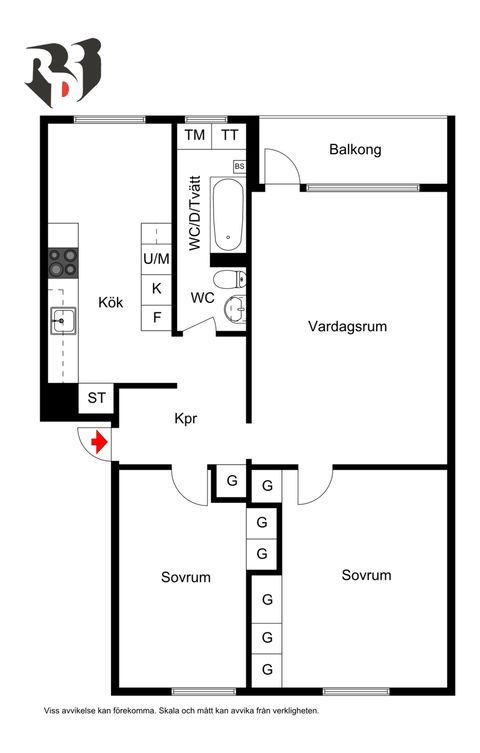 Bostadsrätt, Ragnvallagatan 26C, Adolfsberg, Helsingborg