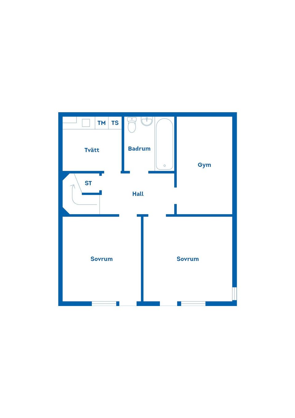 Villa, Radhus, Marsgatan 8, Ängshöjden, Sala