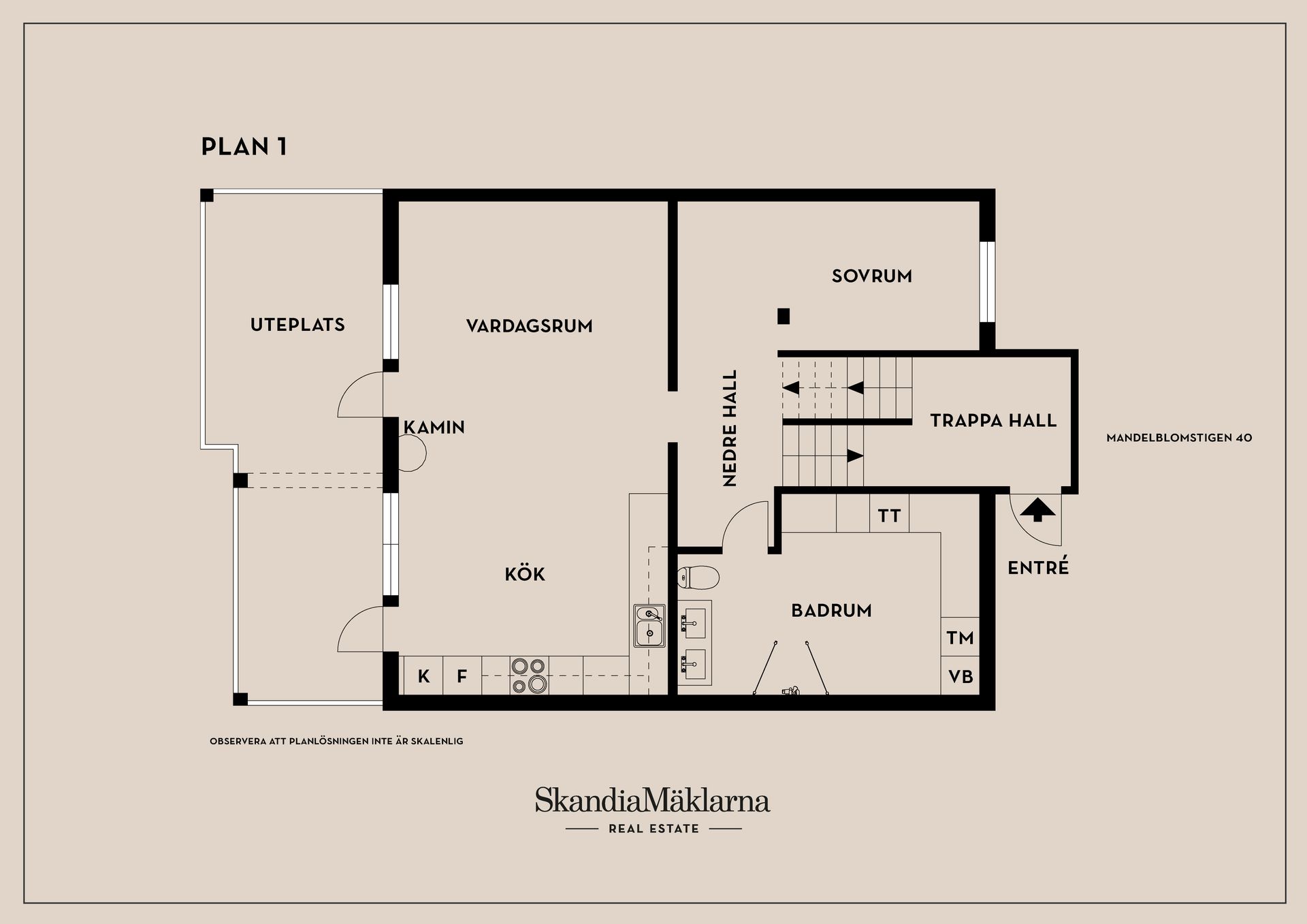 Radhus, Mandelblomstigen 40, Upplands-Bro - Finnsta, Upplands-Bro