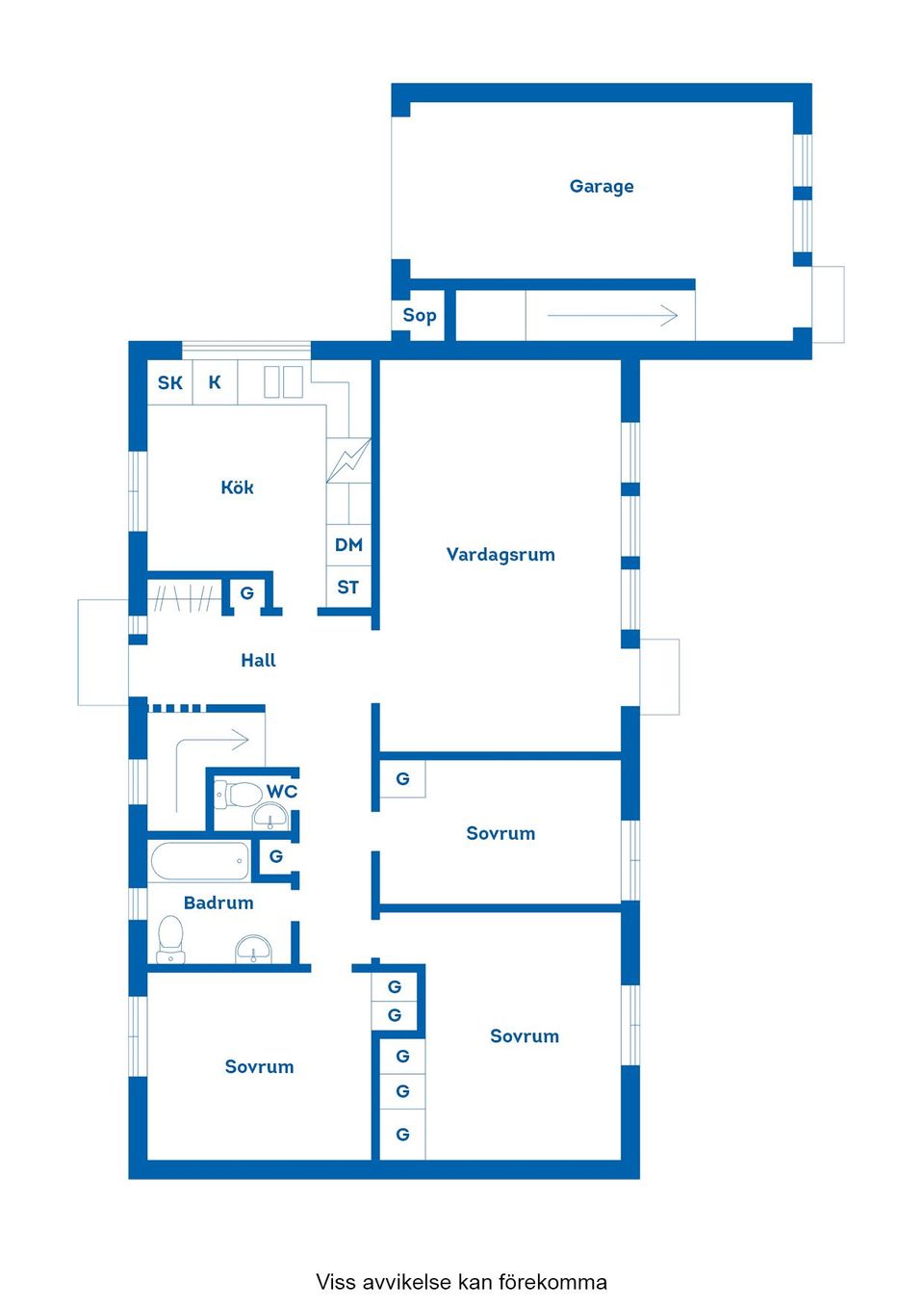 Villa, Svanvägen 10, Fegen, Falkenberg