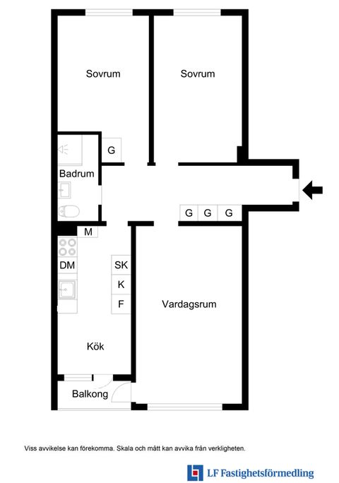 Bostadsrätt, Rödkullastigen 5B, Almhög, Malmö