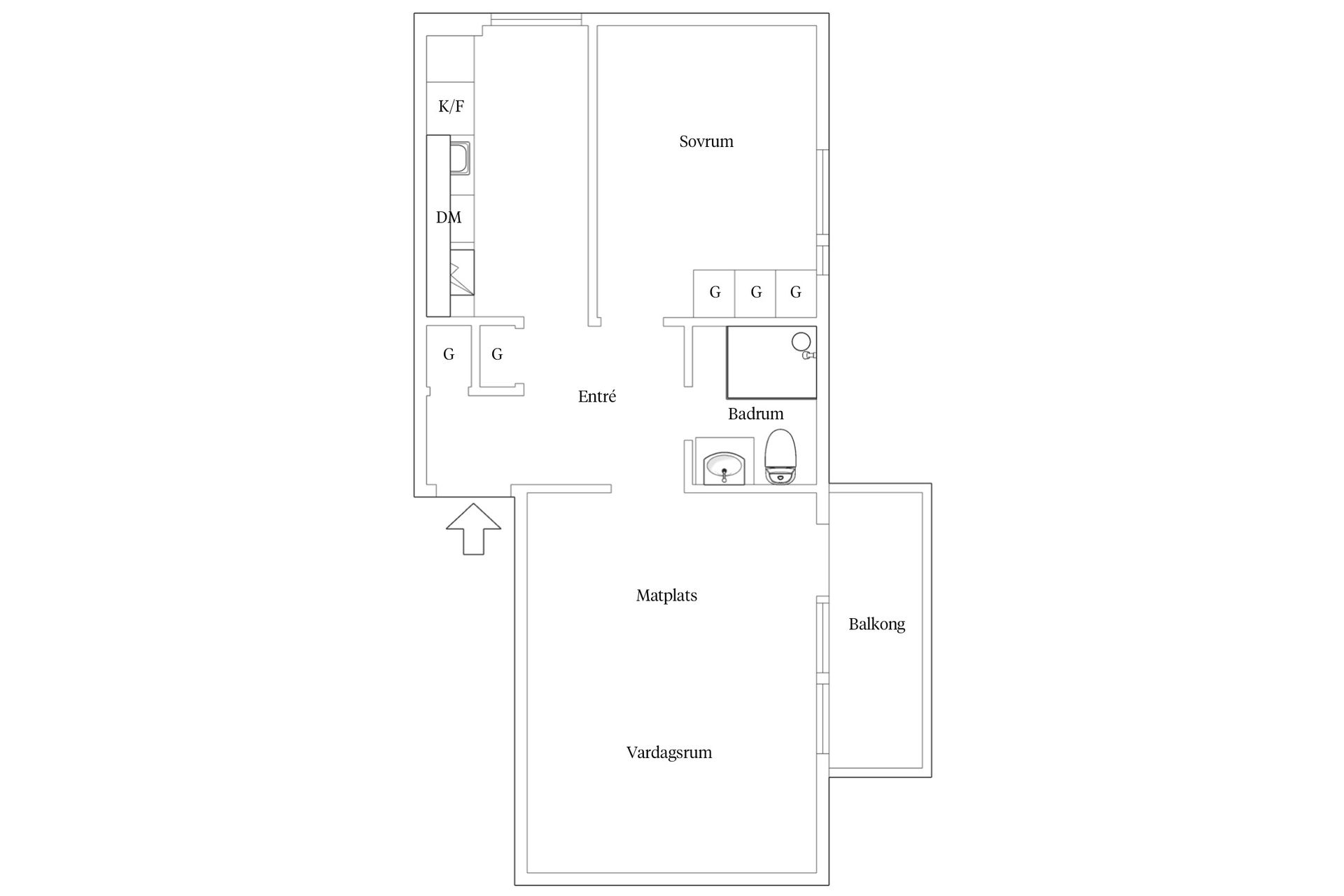 Bostadsrätt, Östra Bernadottesgatan 39A, Limhamn, Malmö