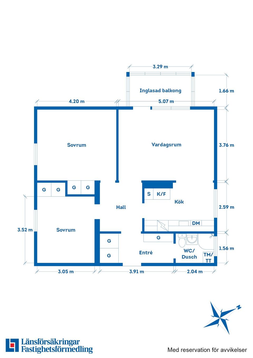 Bostadsrätt, Storgatan 35B, Centralt, Motala