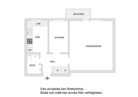 Bostadsrätt, Trädgårdsgatan 5, Centrala Sundbyberg, Sundbyberg