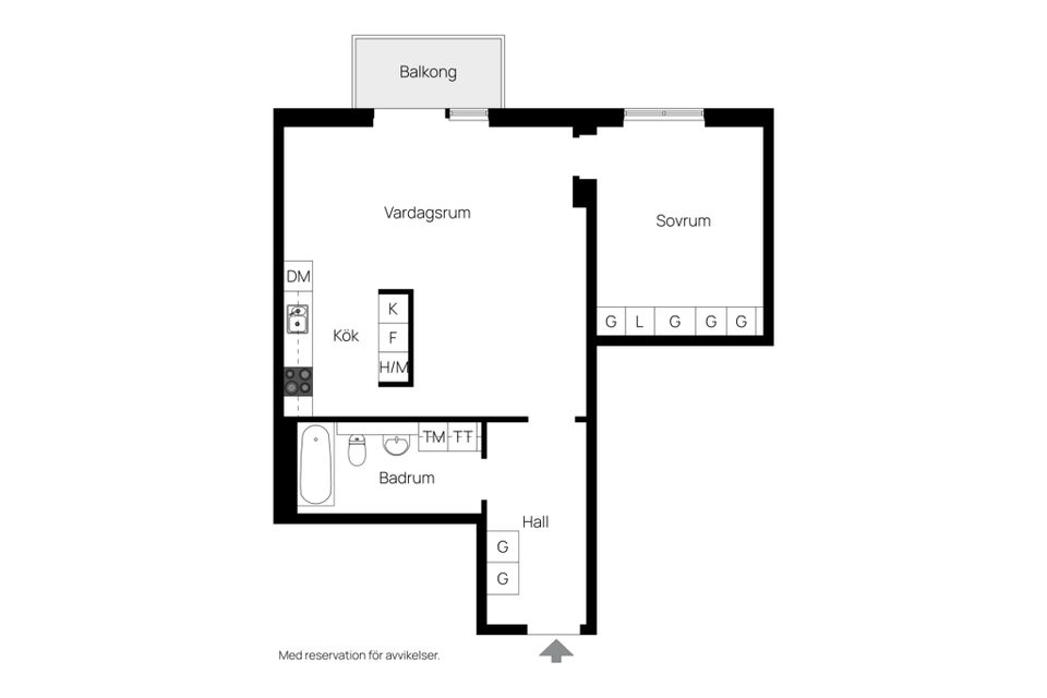 Bostadsrätt, Bataljonsgatan 10b, Eldsundsviken, Strängnäs