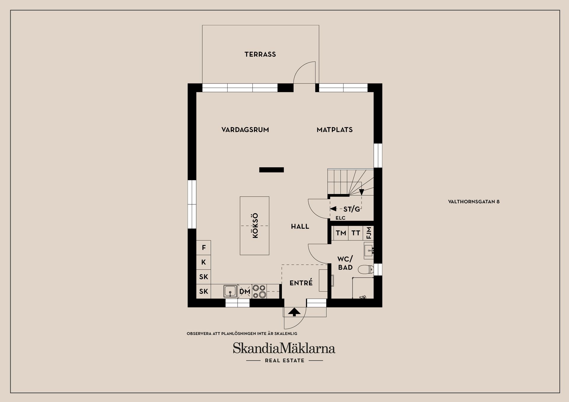 Bostadsrätt, Valthornsgatan 8, Borås