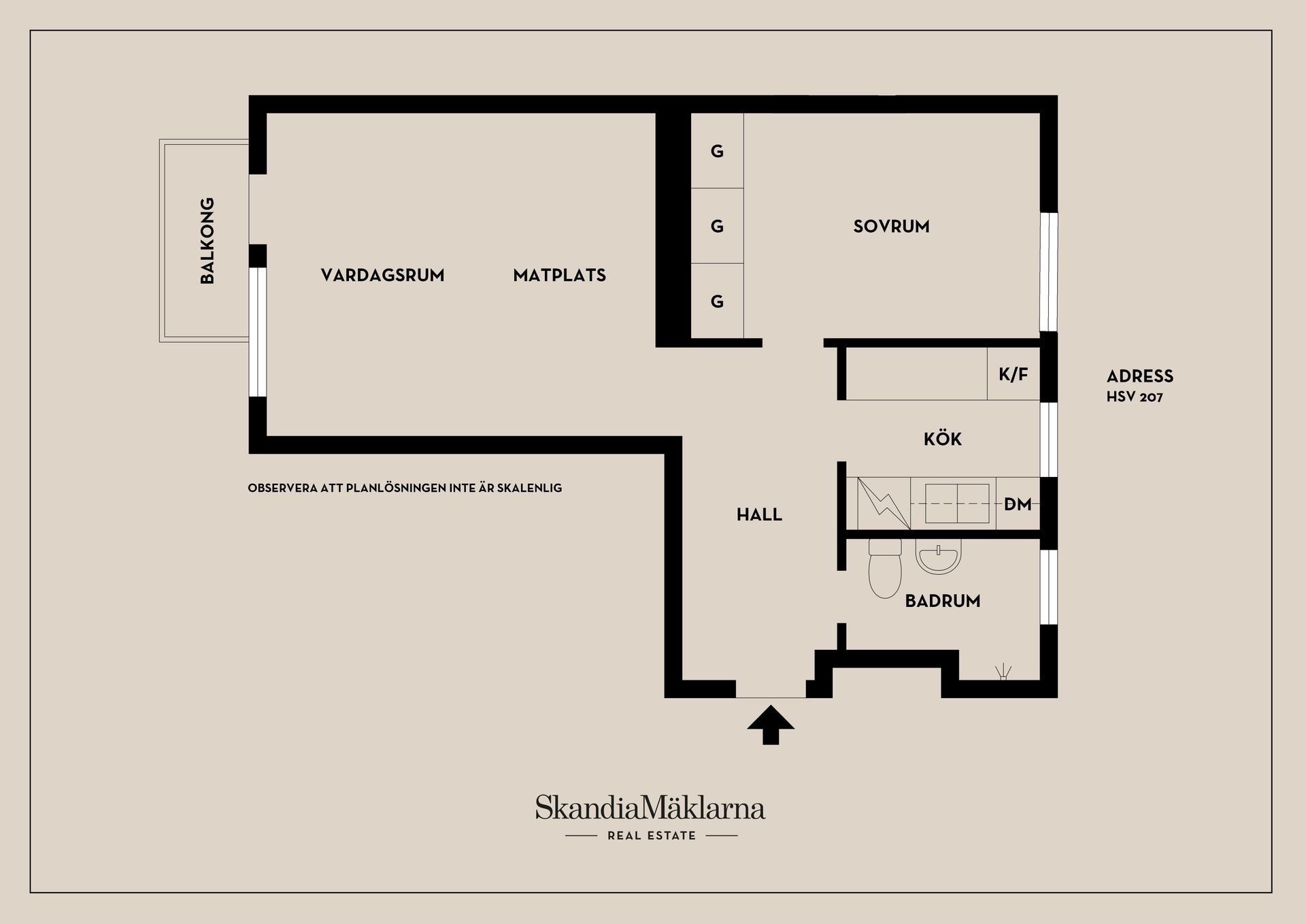 Bostadsrätt, Hägerstensvägen 207, Stockholm