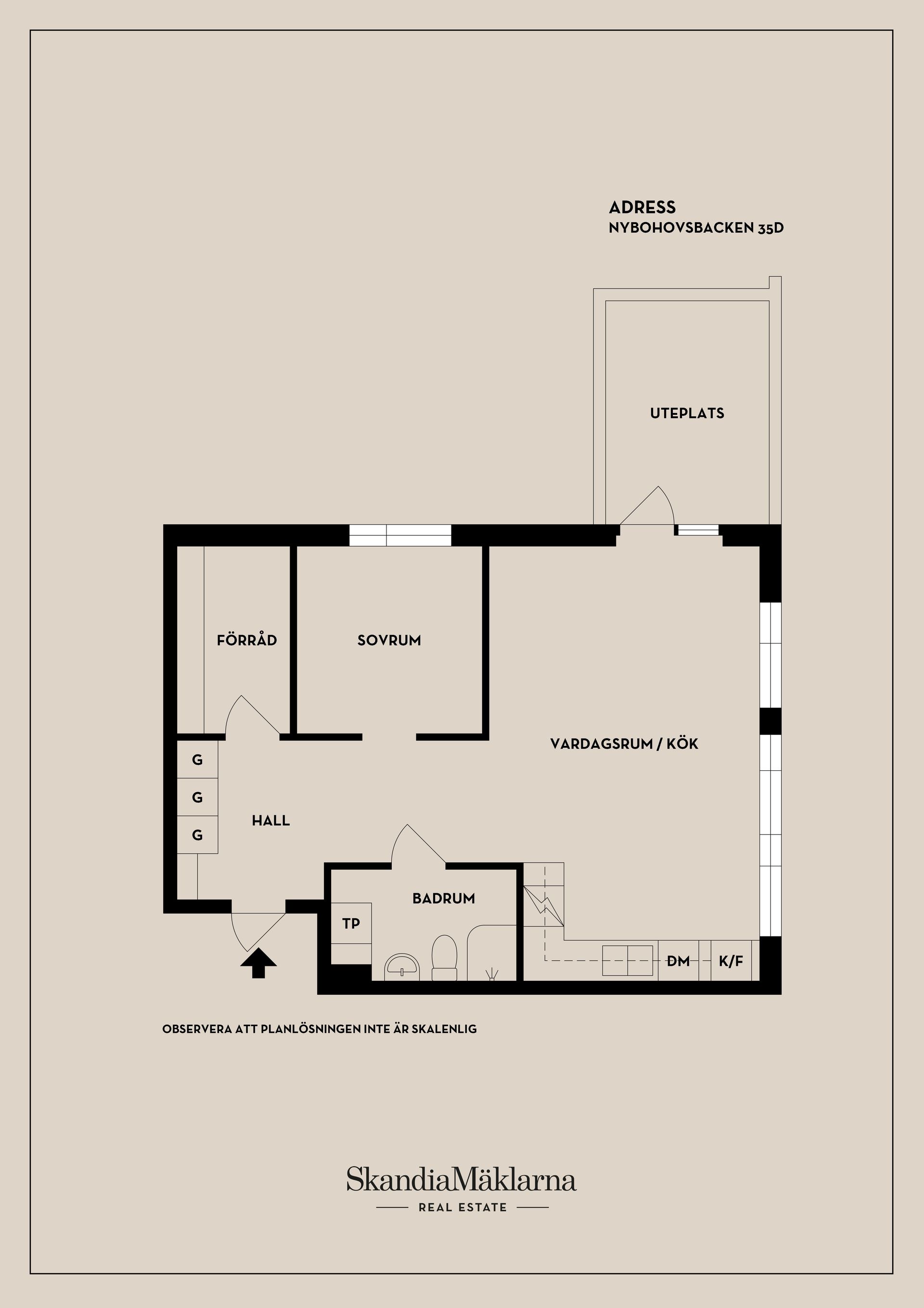 Bostadsrätt, Nybohovsbacken 35D, Liljeholmen, Stockholm