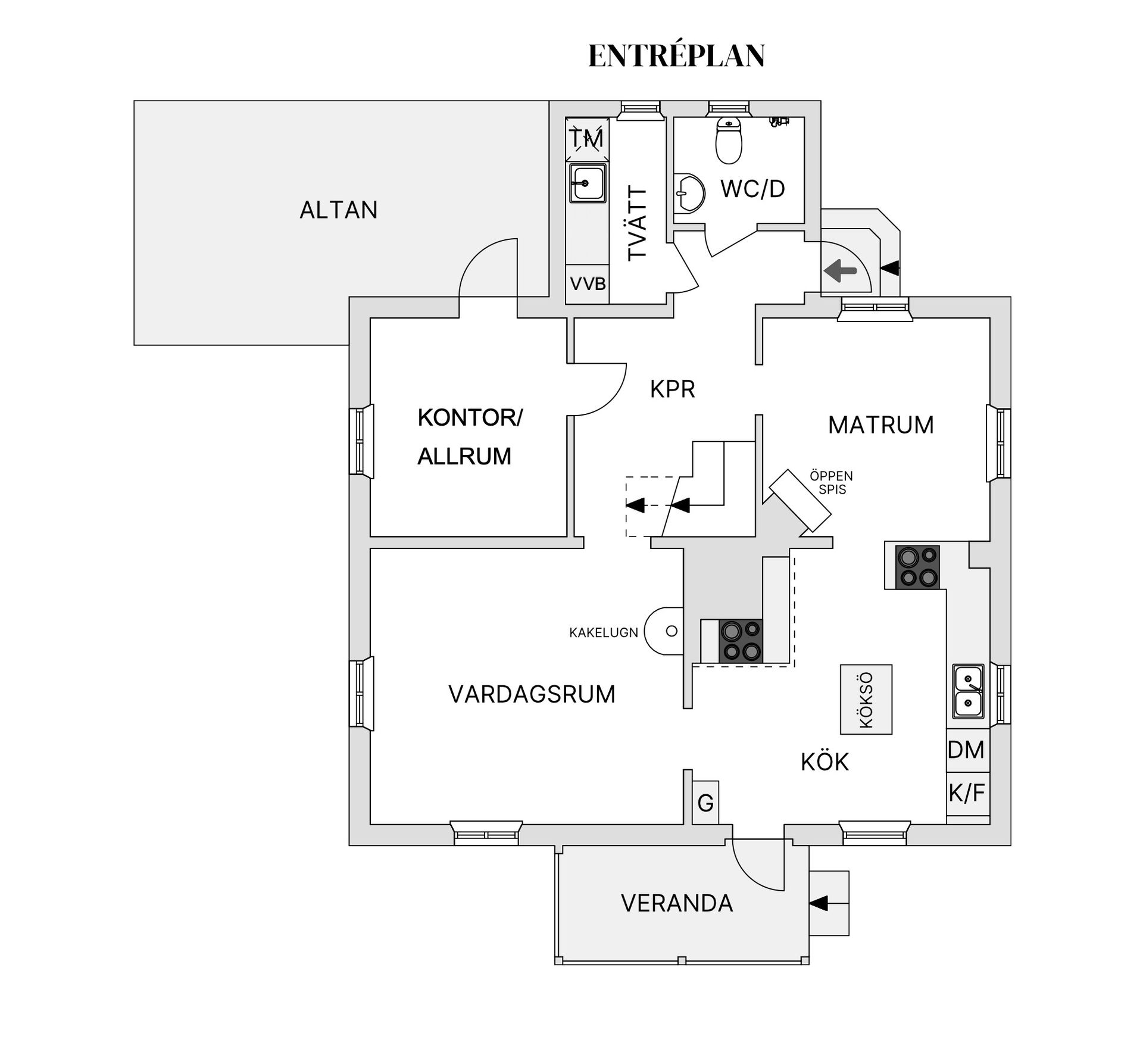 Villa, Segerstorpsvägen 4, Bredared, Borås