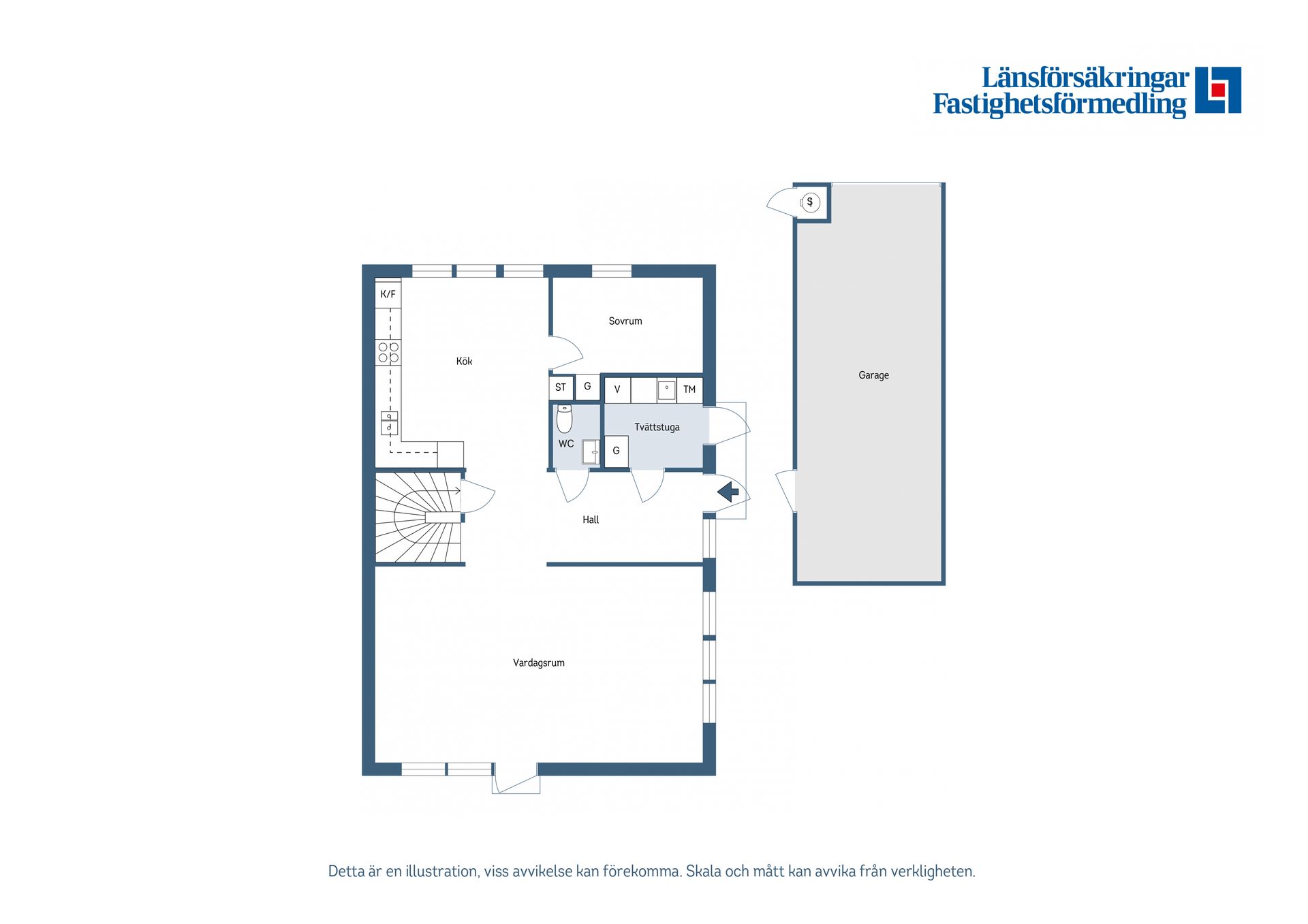 Villa, Radhus, Odonstigen 16, Finninge, Strängnäs