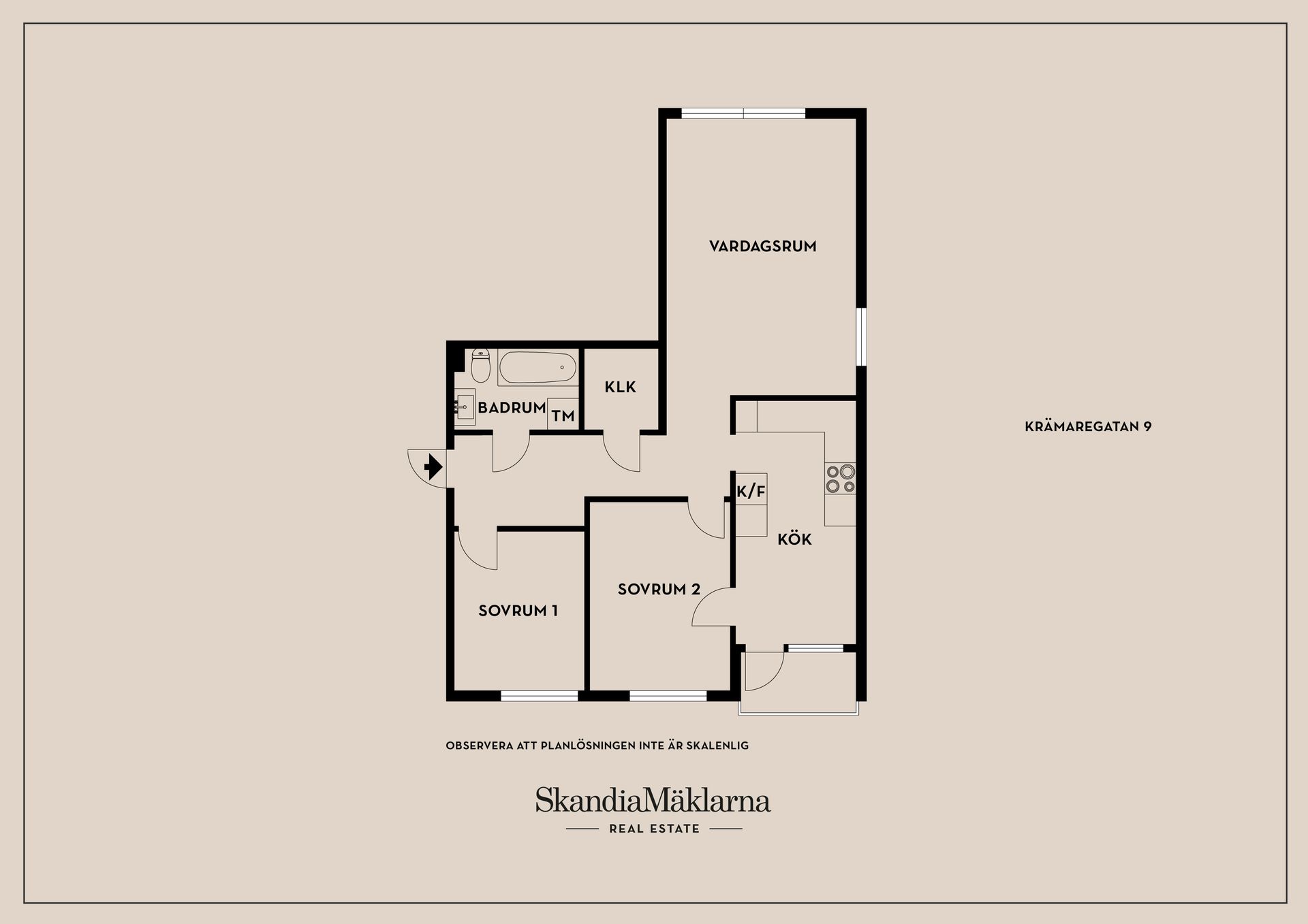 Bostadsrätt, Krämaregatan 9, Centrum-Molkom, Karlstad