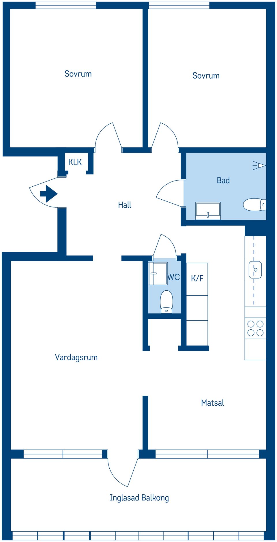 Bostadsrätt, Myntgatan 63, Moröhöjden, Skellefteå