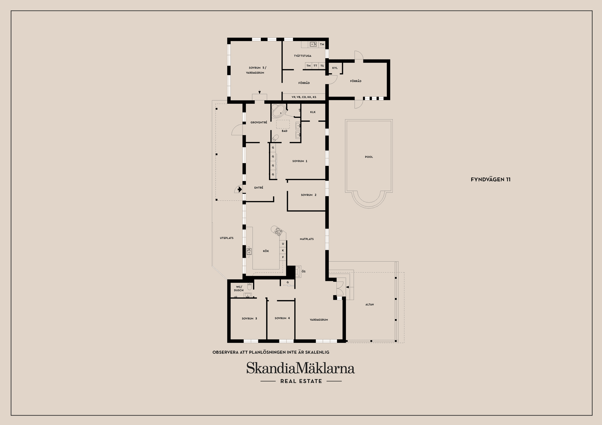 Villa, Fyndvägen 11, Skälby, Järfälla
