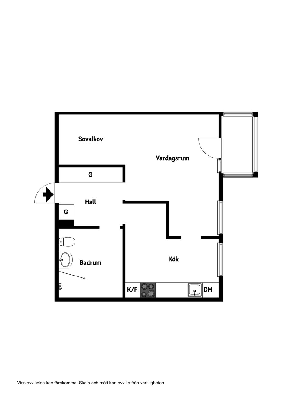 Bostadsrätt, Majvägen 17, Bergviken, Luleå