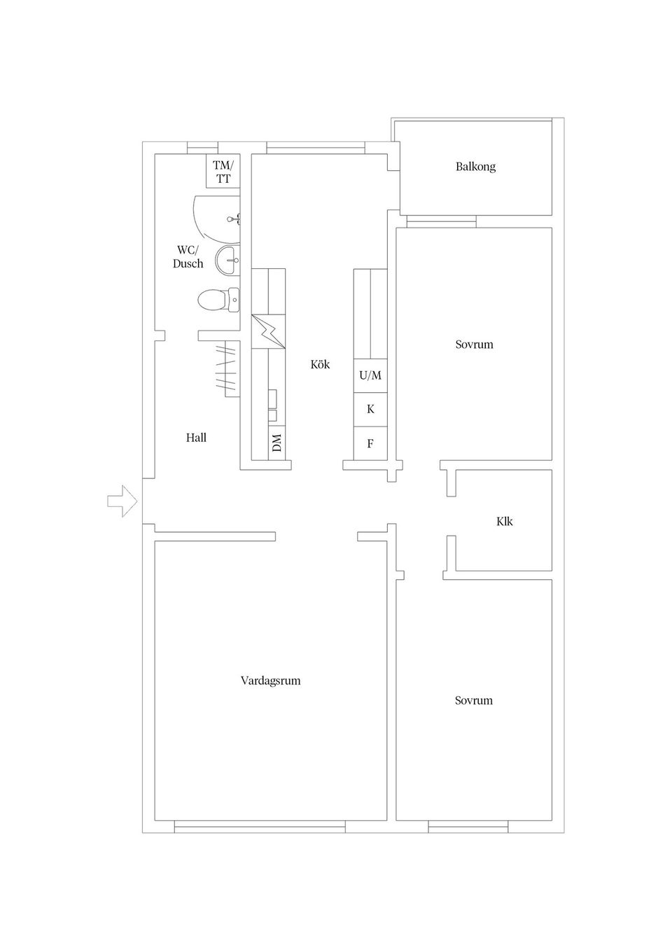 Bostadsrätt, Lybecksvägen 7A, Djurängen, Kalmar