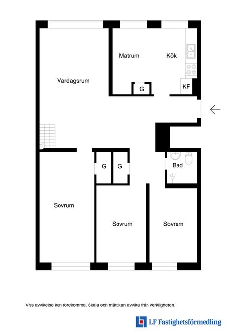 Bostadsrätt, Erikstorpsgatan 8, Ribersborg, Malmö