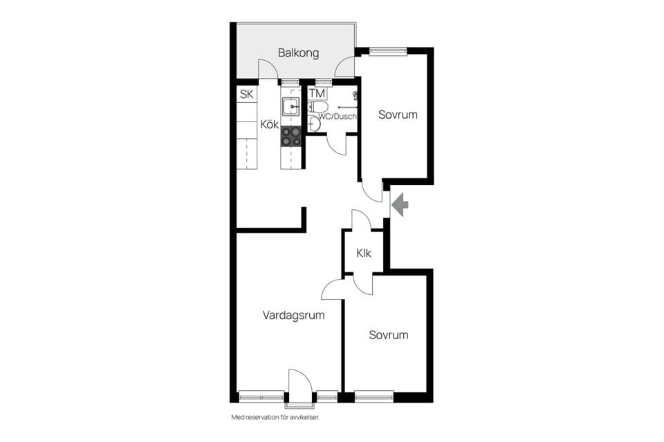 Bostadsrätt, Norra Storgatan 3 C, Centralt, Gislaved
