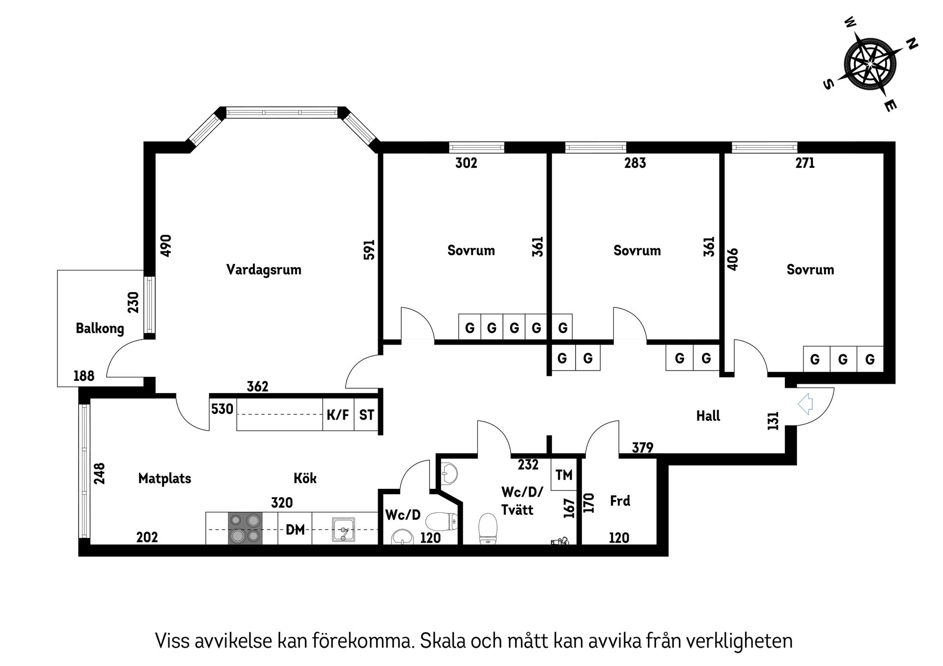 Bostadsrätt, Larsbodavägen 57, Farsta, Stockholm