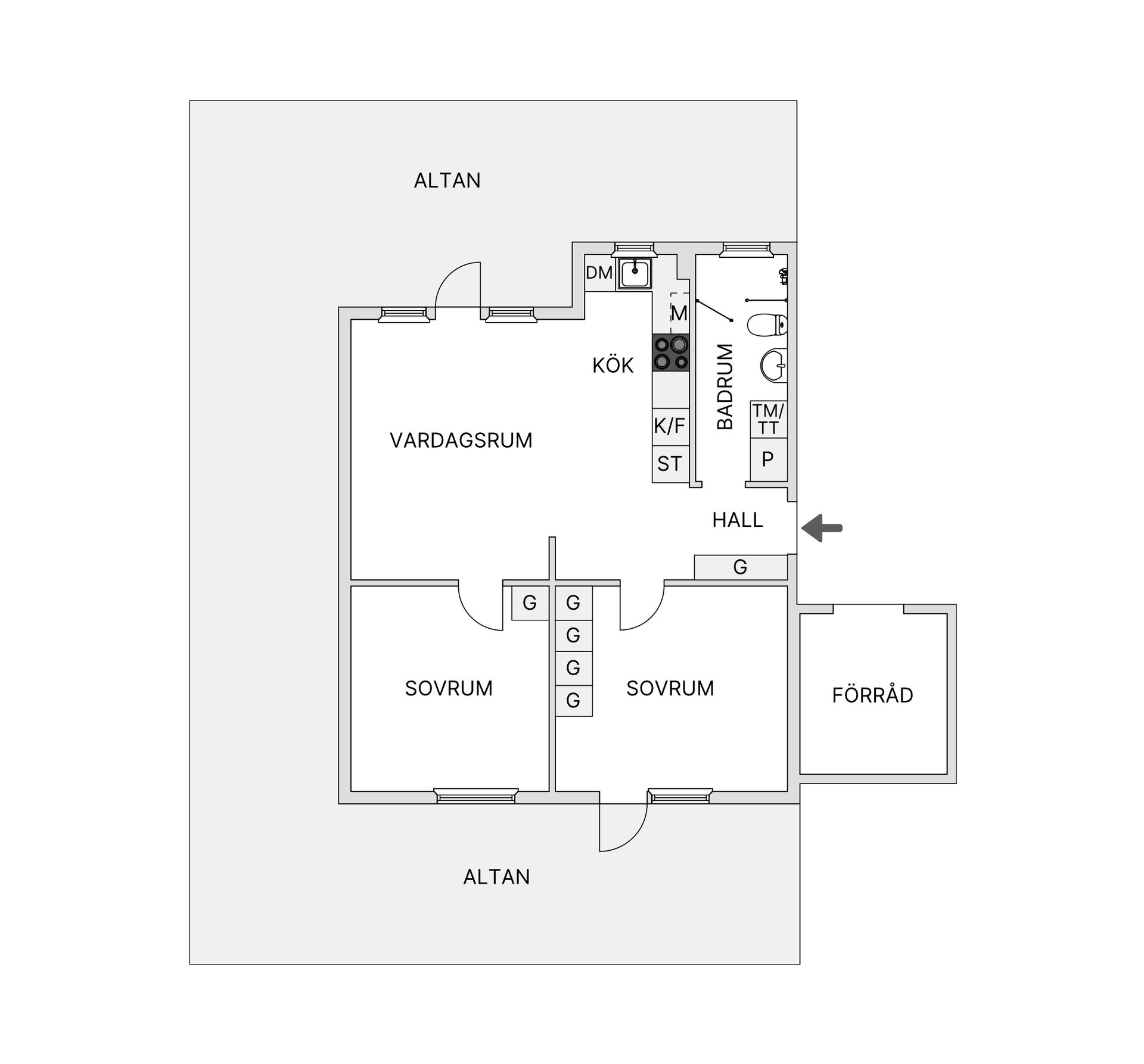Bostadsrätt, Visirvägen 22, Segeltorp, Huddinge