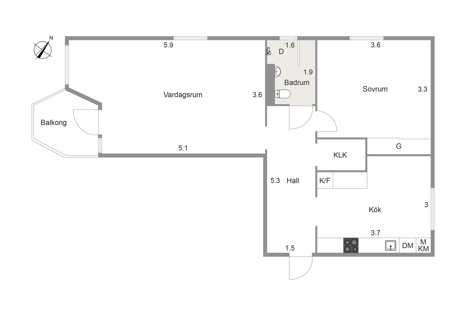 Bostadsrätt, Kaflegatan 1B, Götalunden, Trollhättan