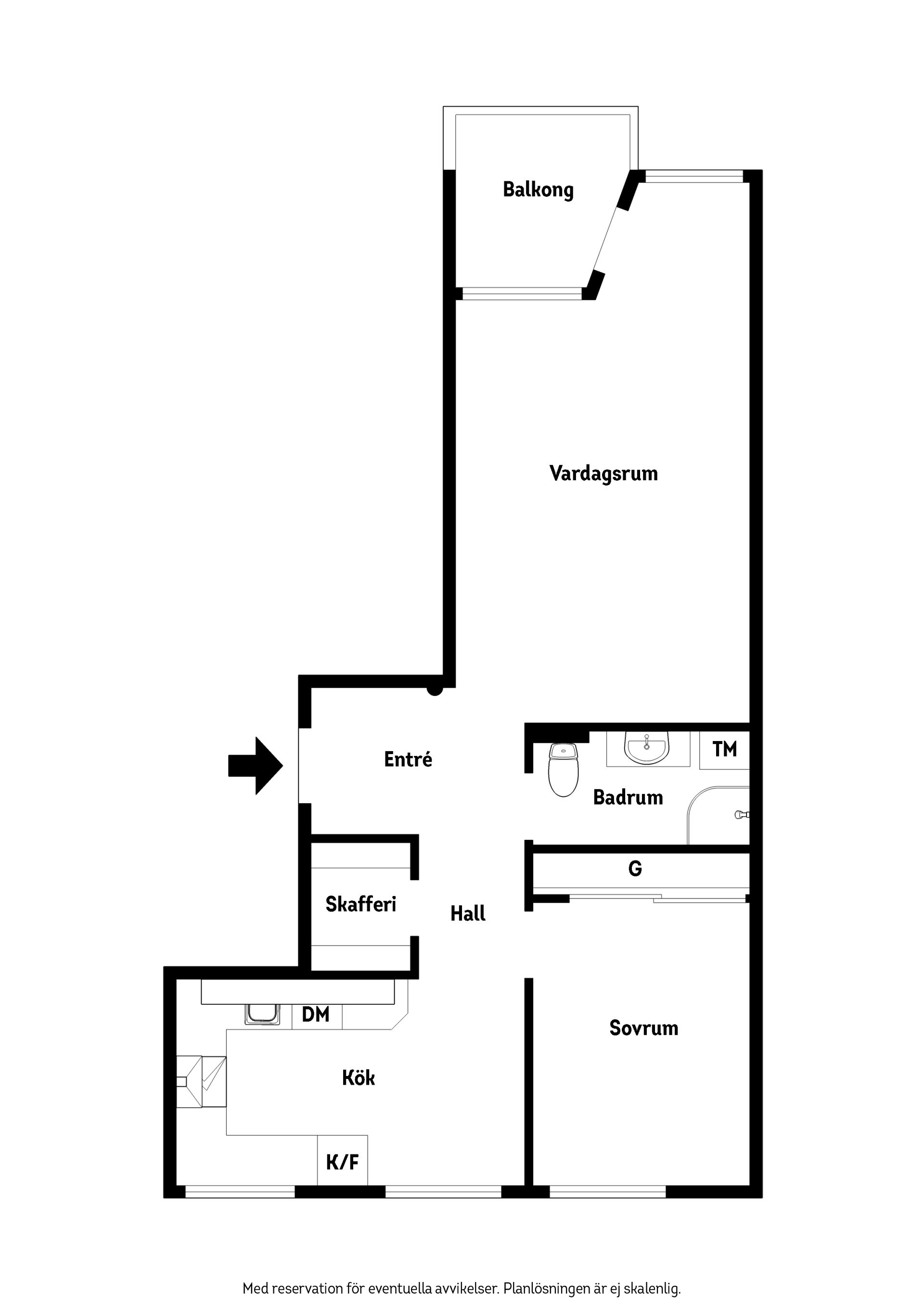 Bostadsrätt, Oxhagsvägen 30A, Sommarlust, Kristianstad
