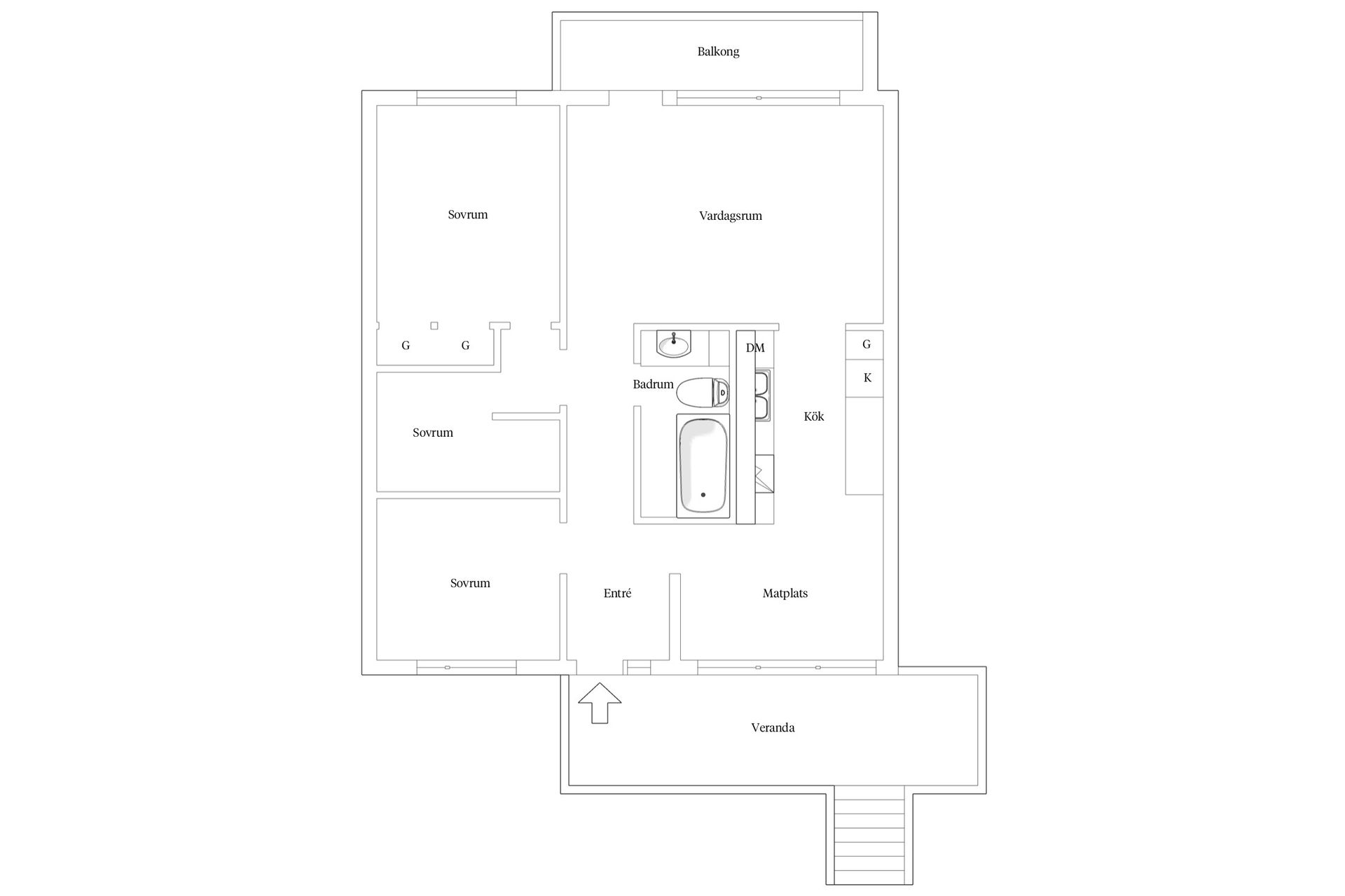 Bostadsrätt, Redebacken 18, Långedrag - Hagen, Göteborg
