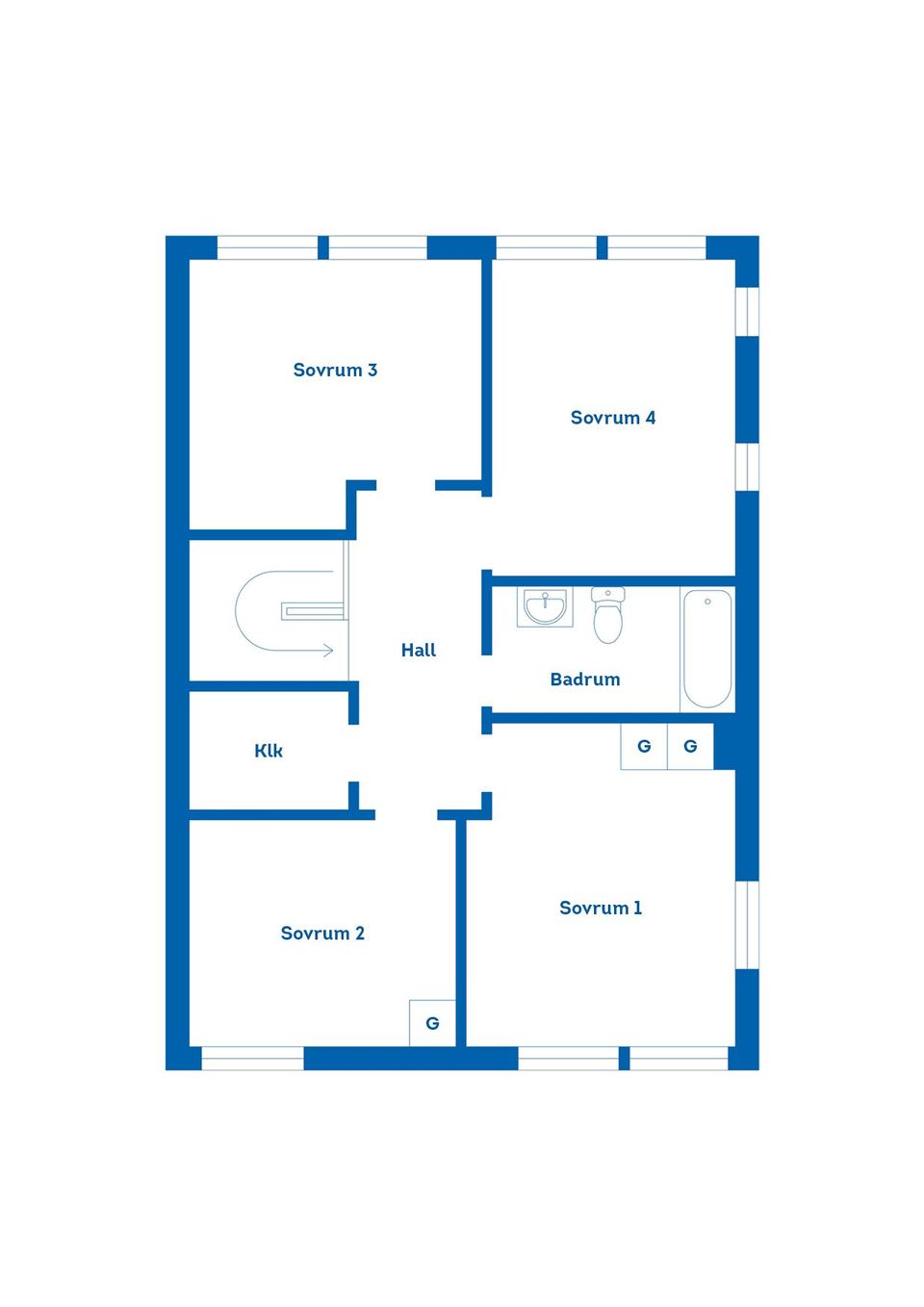 Bostadsrätt, Radhus, Sara Lisas väg 54, Lilla Källviken, Falun